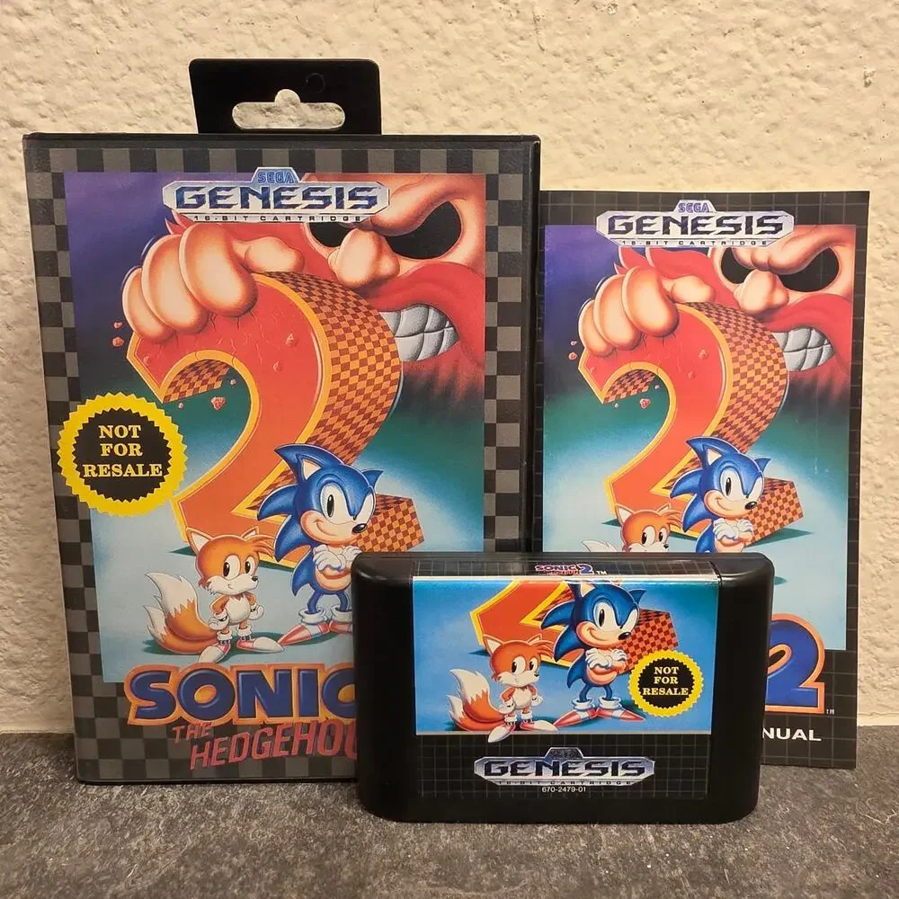 Game - Sonic The Hedgehog 2 [NFR] (CIB) - Genesis - Sega